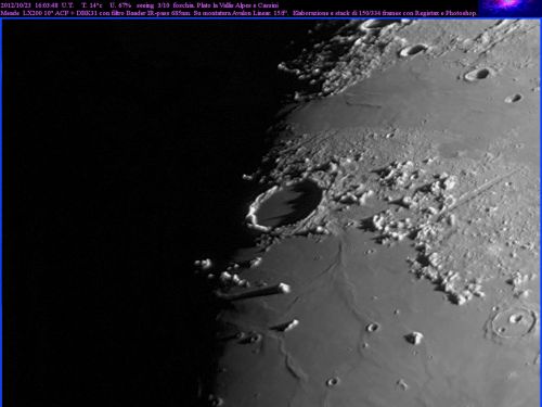 Luna il cratere Plato